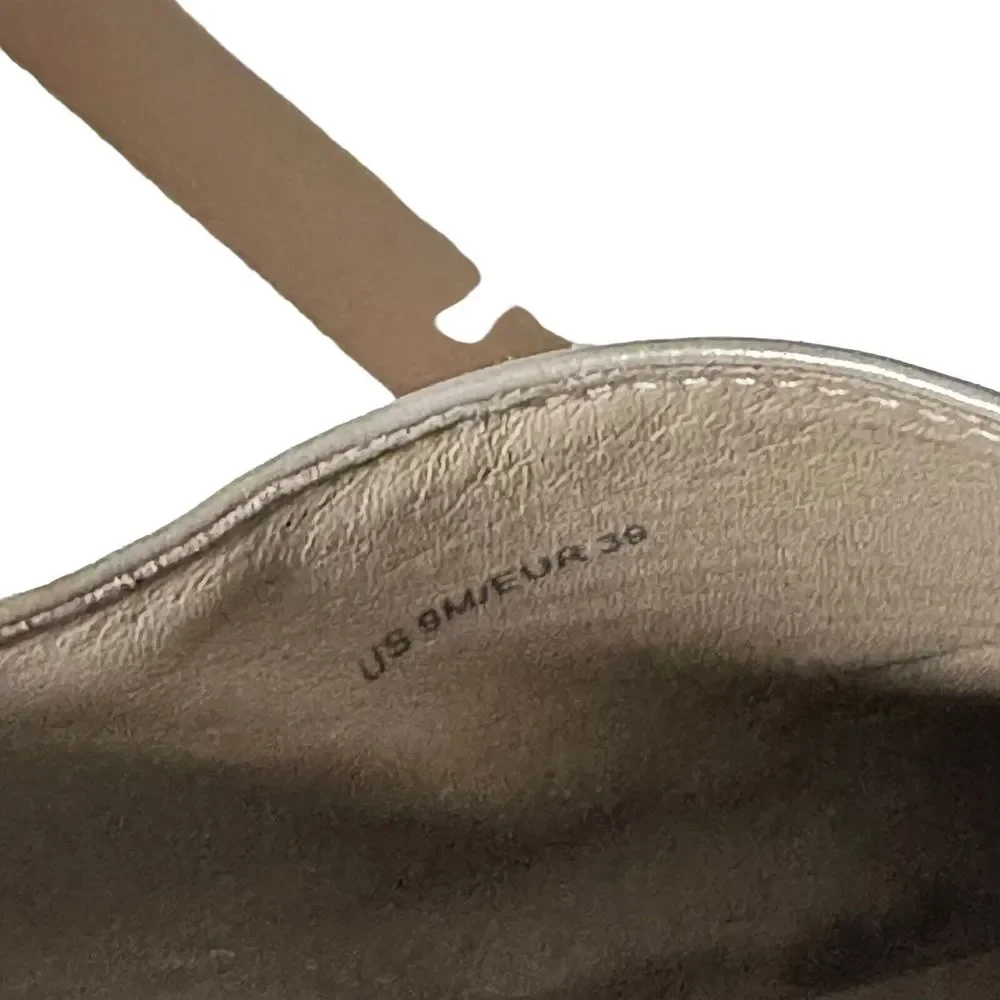 Vince Women's Platform Sneakers Size 9 Wallace Leather‎ Gray Slip On Shoes